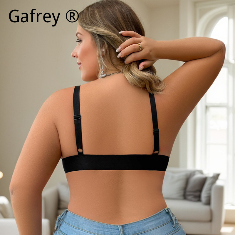 Plus Size Women French Lace Wi - Bralette Wireless Soft 评论和价格