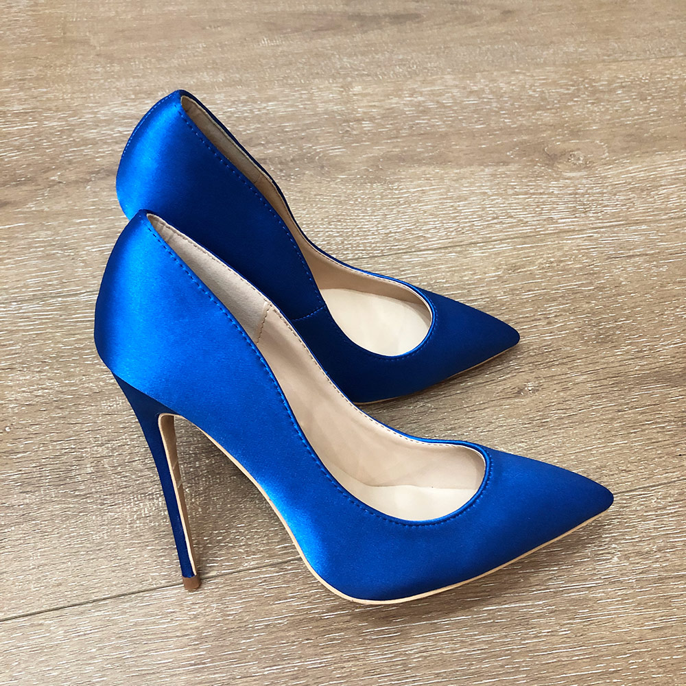 Veowalk Royal Blue Women Silk  - Slip Dress Satin 评论和价格