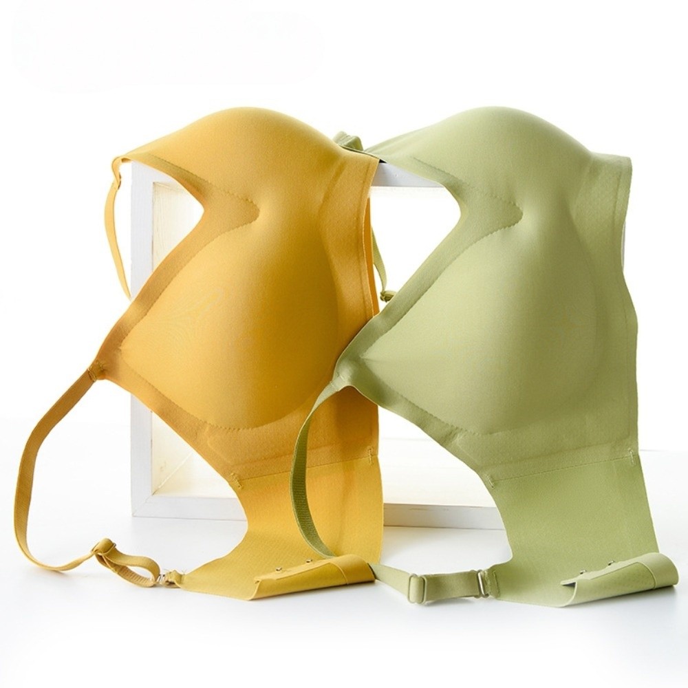 Push Up Wireless Bra Gathered  - Bralette Wireless Soft 评论和价格