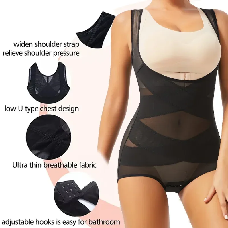 Women Bodysuit Briefs Full Bod - Shapewear Bodysuit Firm 评论和价格